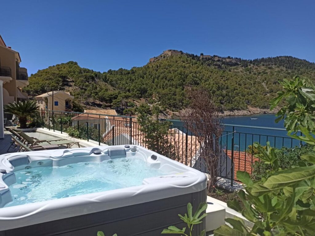 Hot tub with a view